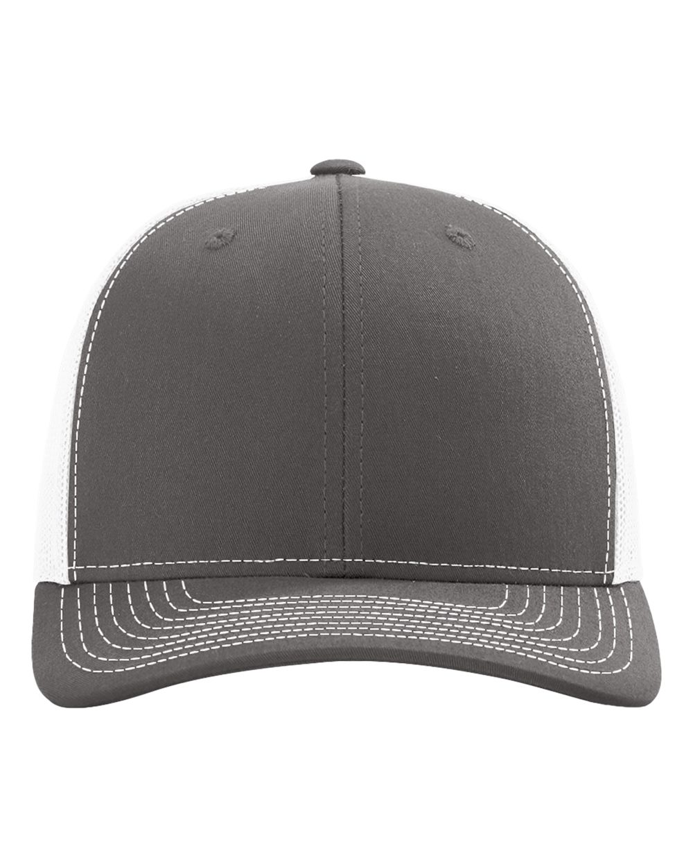 Snapback Trucker Cap - Front - B18095150 - Charcoal/ White