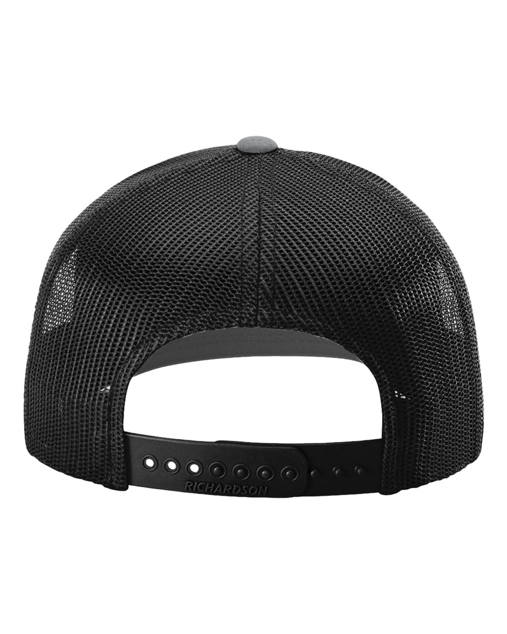 Snapback Trucker Cap - Back - B18095510 - Heather Grey/ Black