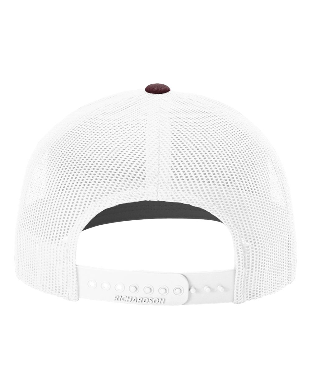 Snapback Trucker Cap - Back - B18095530 - Maroon/ White