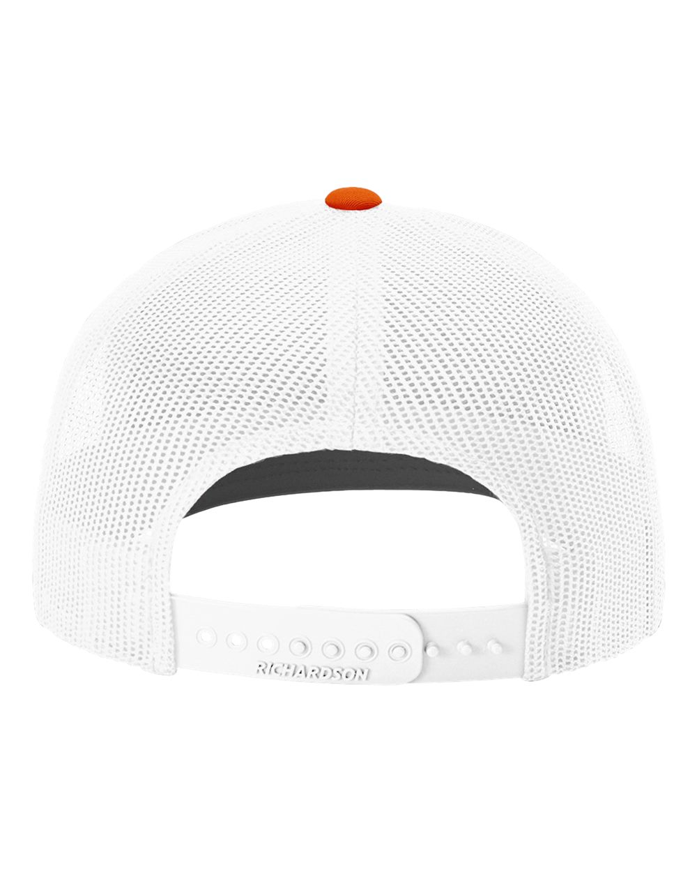 Snapback Trucker Cap - Back - B18095160 - Orange/ White