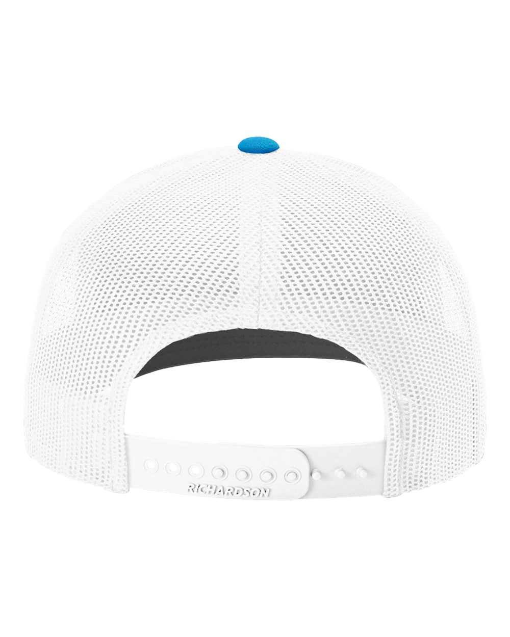 Snapback Trucker Cap - Back - B18095200 - Cyan/ White