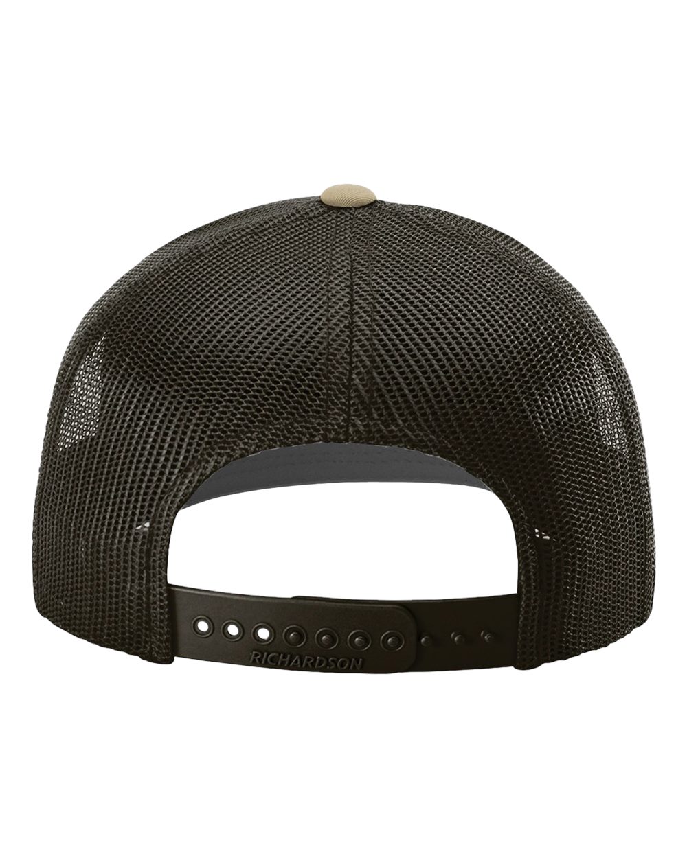 Snapback Trucker Cap - Back - B18095540 - Khaki/ Coffee