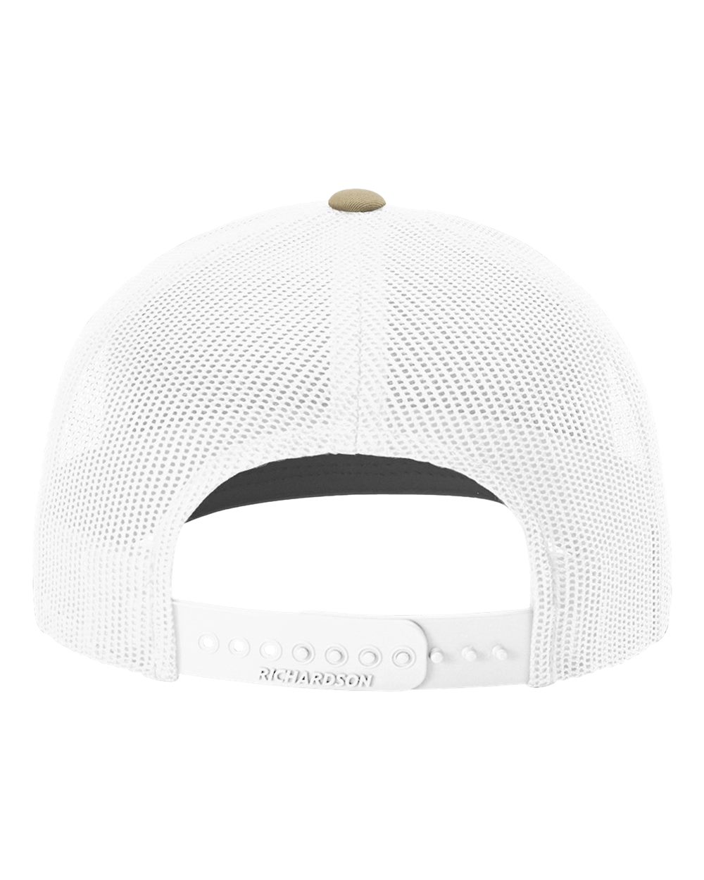 Snapback Trucker Cap - Back - B18095280 - Khaki/ White