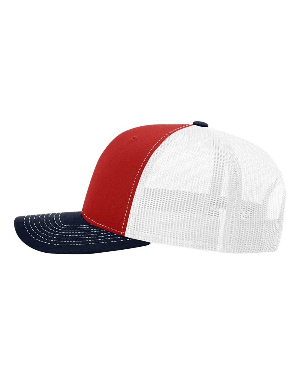 Snapback Trucker Cap - DirectSide - B18095680 - Red/ White/ Navy