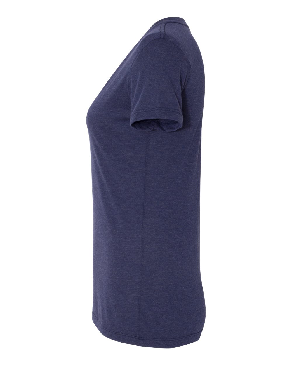 Triblend V-Neck Short Sleeve Tee - DirectSide - B02006632 - Solid Navy Triblend