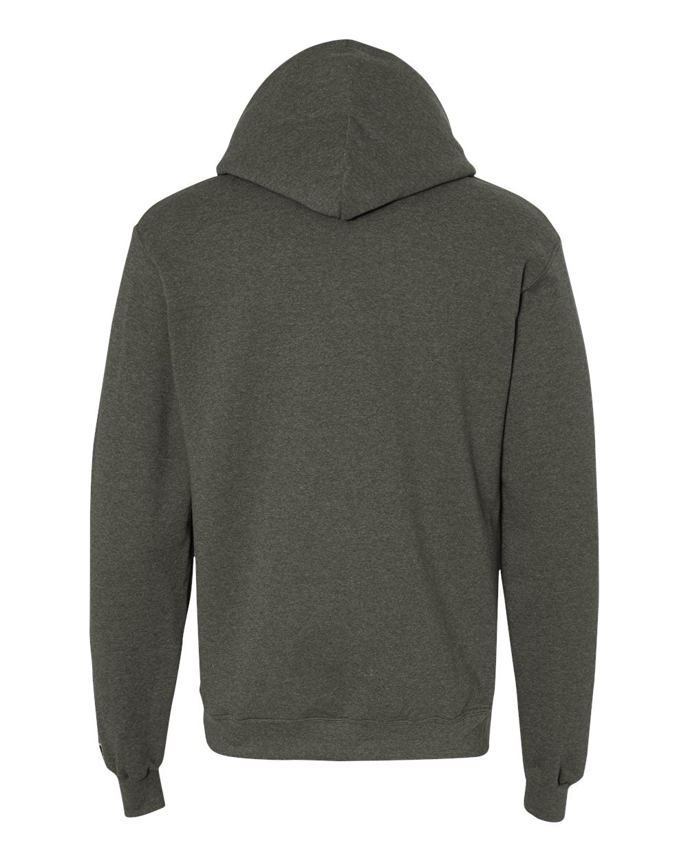 Powerblend® Hooded Sweatshirt - Back - B22884203 - Dark Green Heather