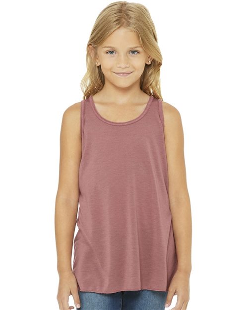 Youth Flowy Racerback Tank - styleImage