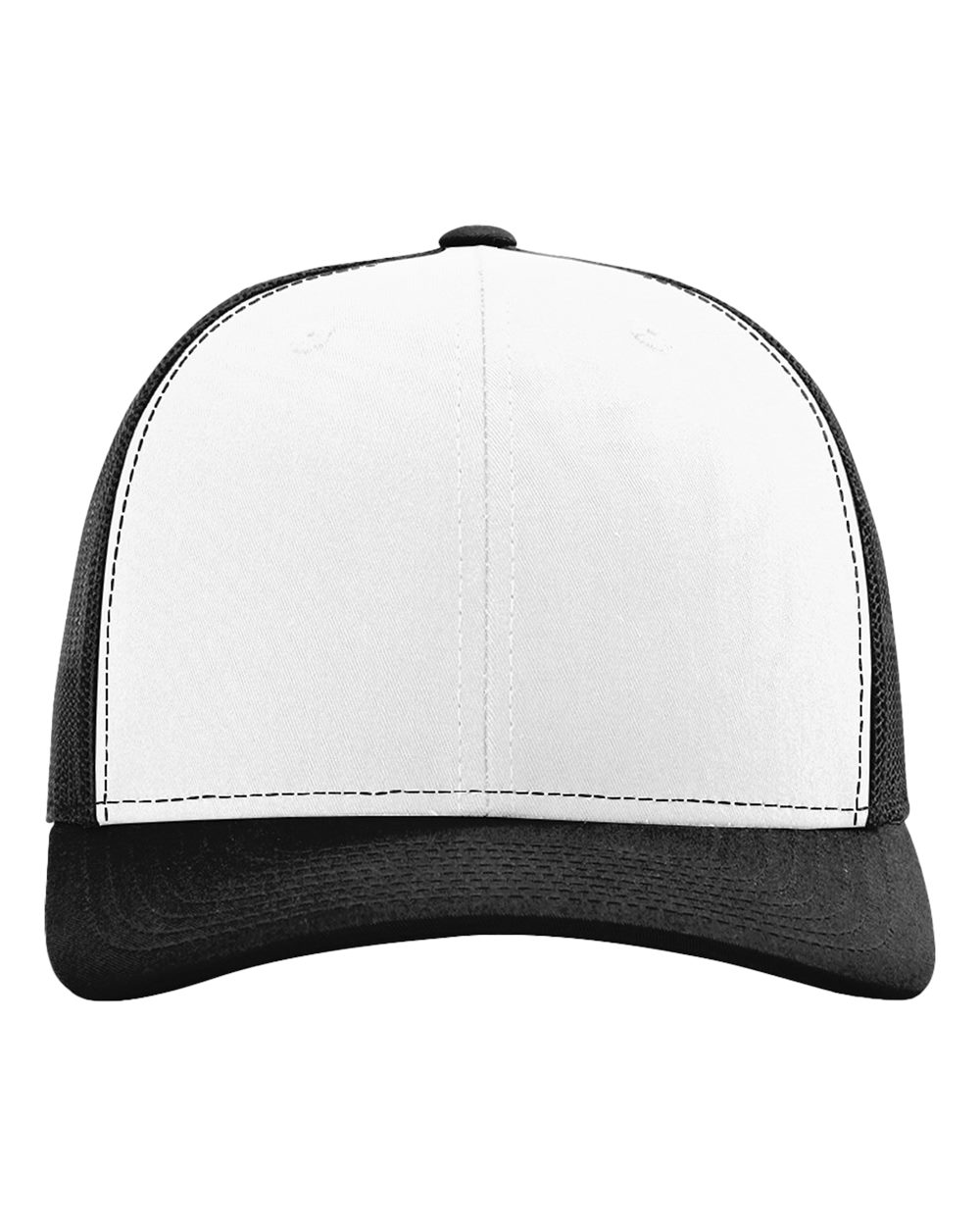 Snapback Trucker Cap - Front - B18095030 - White/ Black