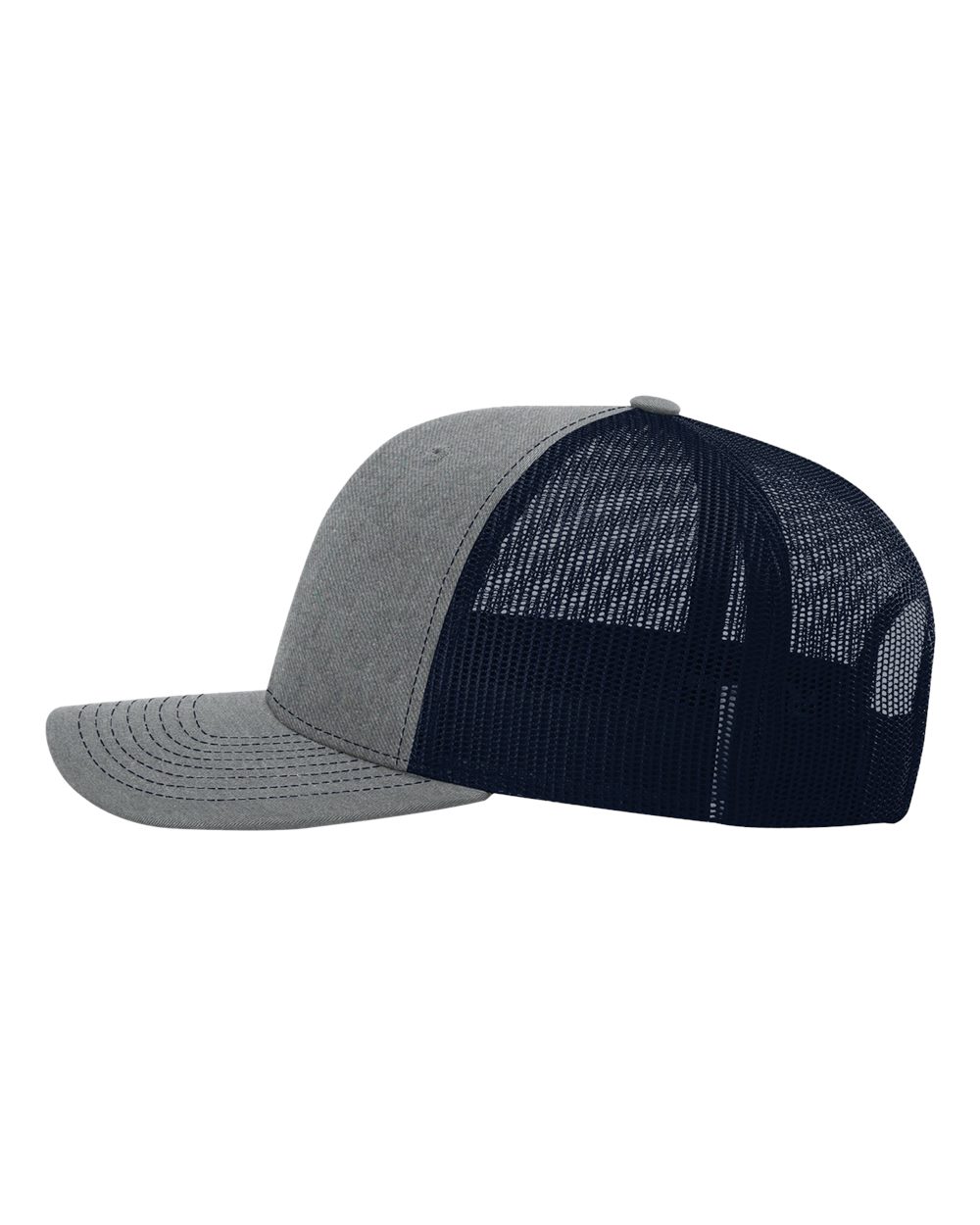 Snapback Trucker Cap - DirectSide - B18095610 - Heather Grey/ Navy
