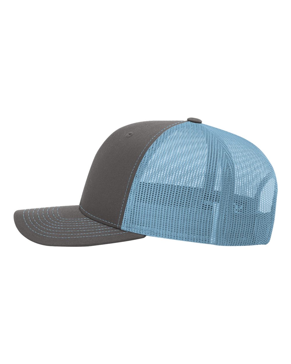 Snapback Trucker Cap - DirectSide - B18095070 - Charcoal/ Columbia Blue