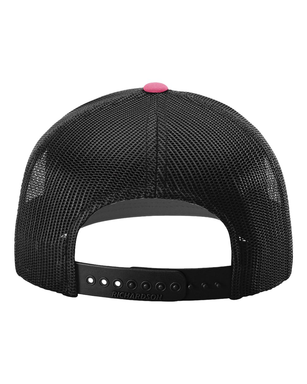 Snapback Trucker Cap - Back - B18095300 - Hot Pink/ Black