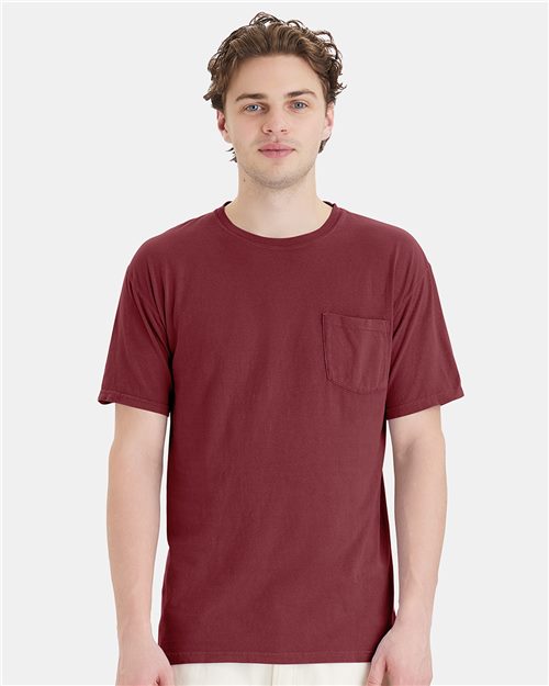 Unisex Garment-Dyed Pocket T-Shirt - styleImage