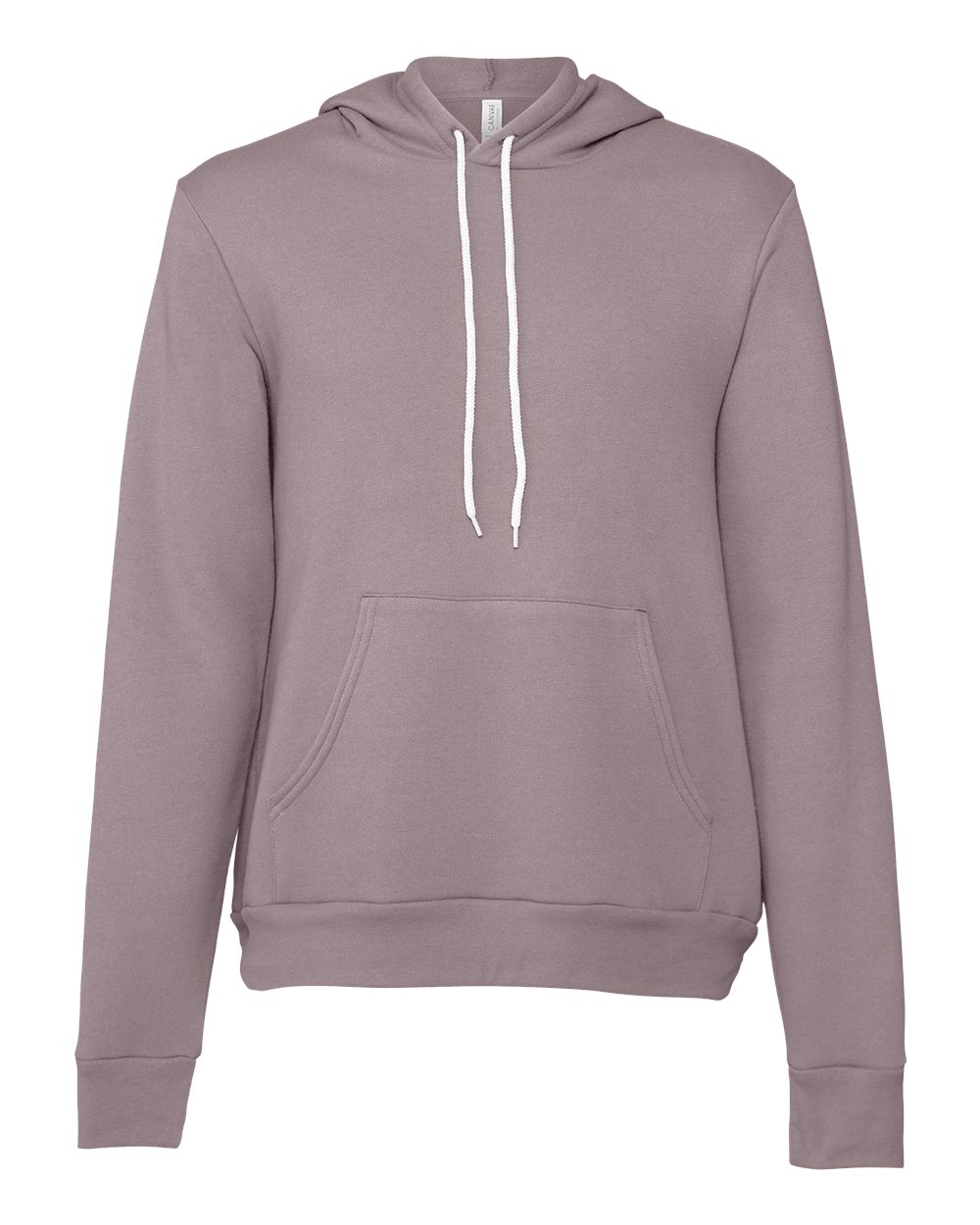 Sponge Fleece Hoodie - Front - B86306852 - Storm