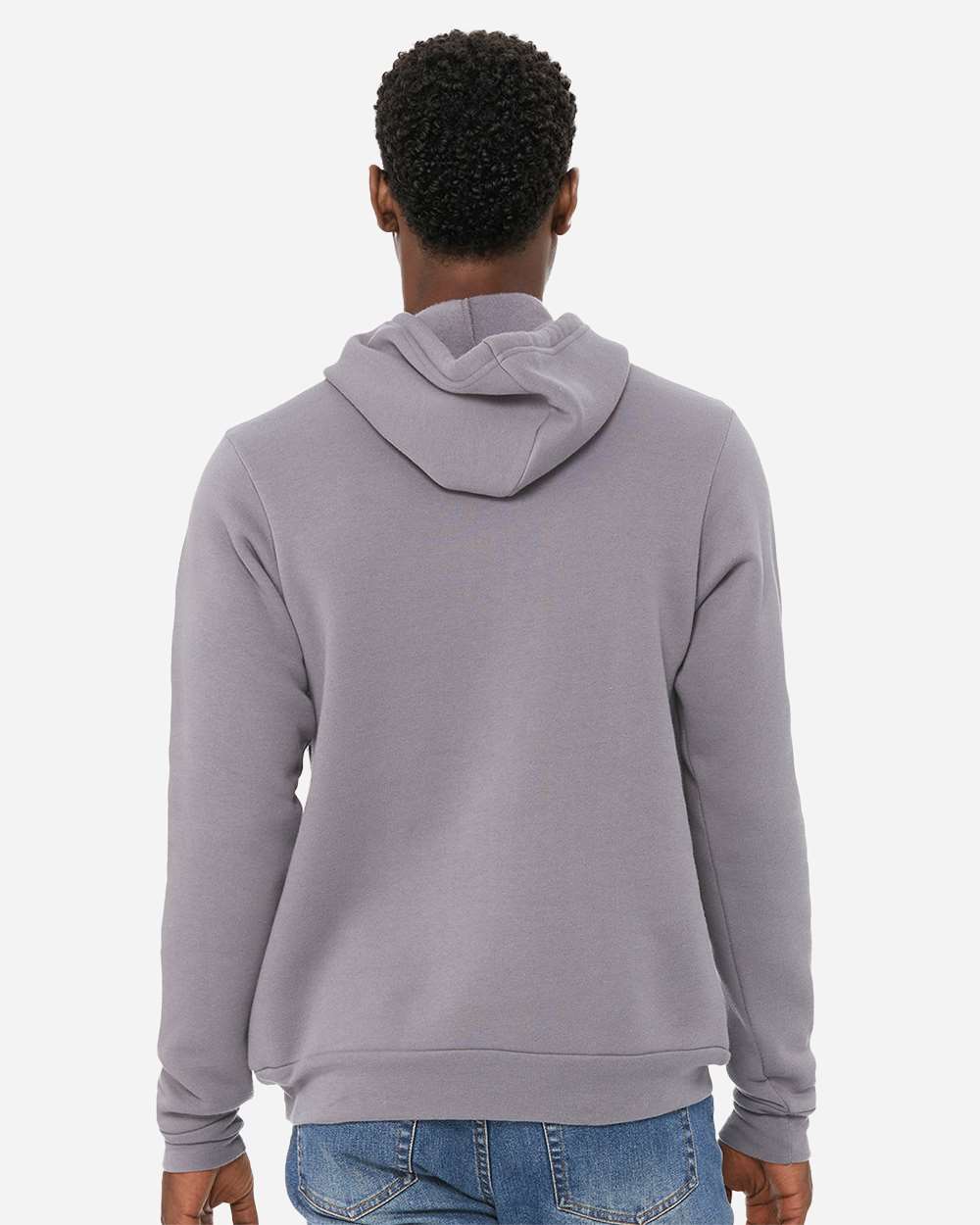 Sponge Fleece Hoodie - OnModelBack - B86306852 - Storm