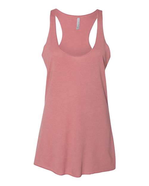 Women's Triblend Racerback Tank - Front - B13106272 - Mauve Triblend