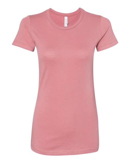 Women's Slim Fit Tee - Front - B50306286 - Mauve