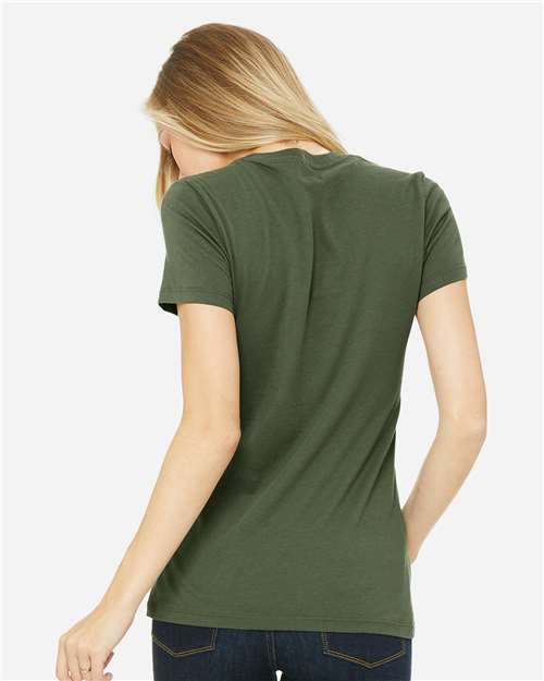Women's Slim Fit Tee - OnModelBack - B50306966 - Military Green