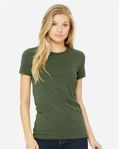 Women's Slim Fit Tee - OnModelFront - B50306966 - Military Green