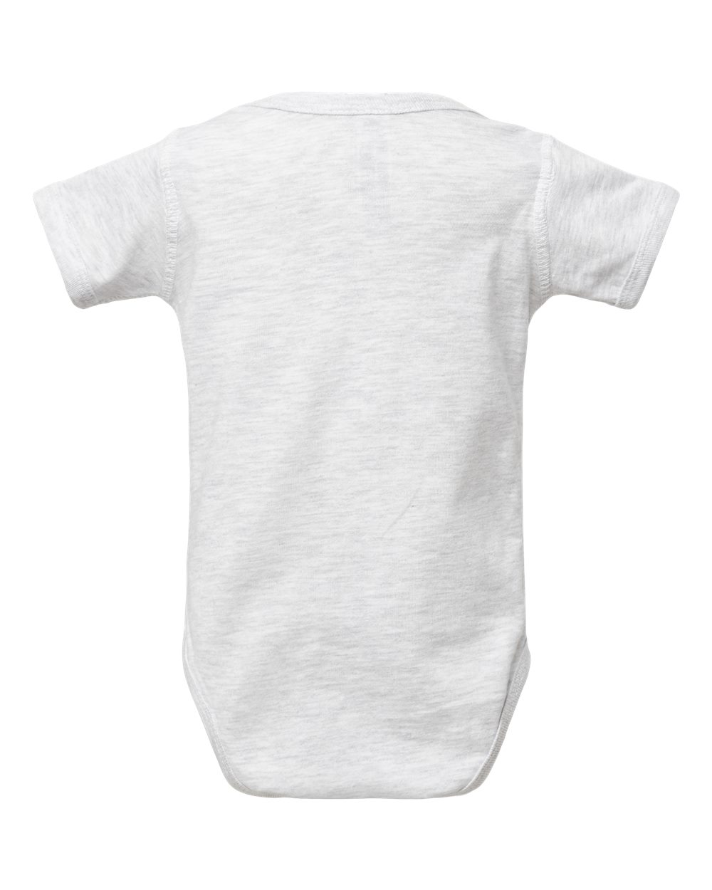 Infant Fine Jersey Bodysuit - Back - B33438021 - Ash