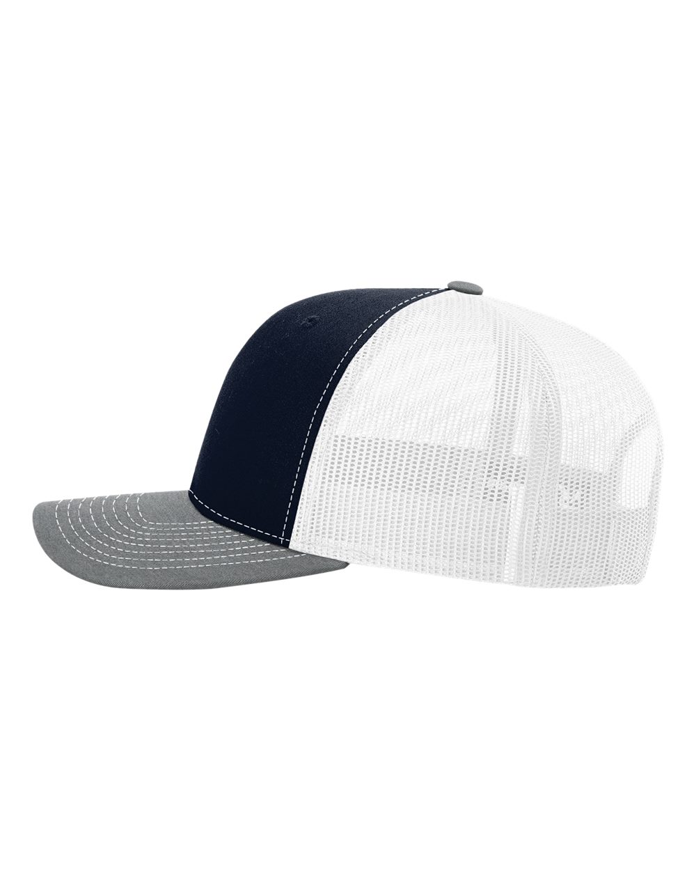Snapback Trucker Cap - DirectSide - B18095380 - Navy/ White/ Heather Grey