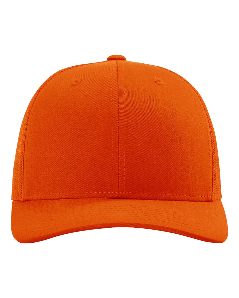Snapback Trucker Cap - Front - B18095390 - Orange