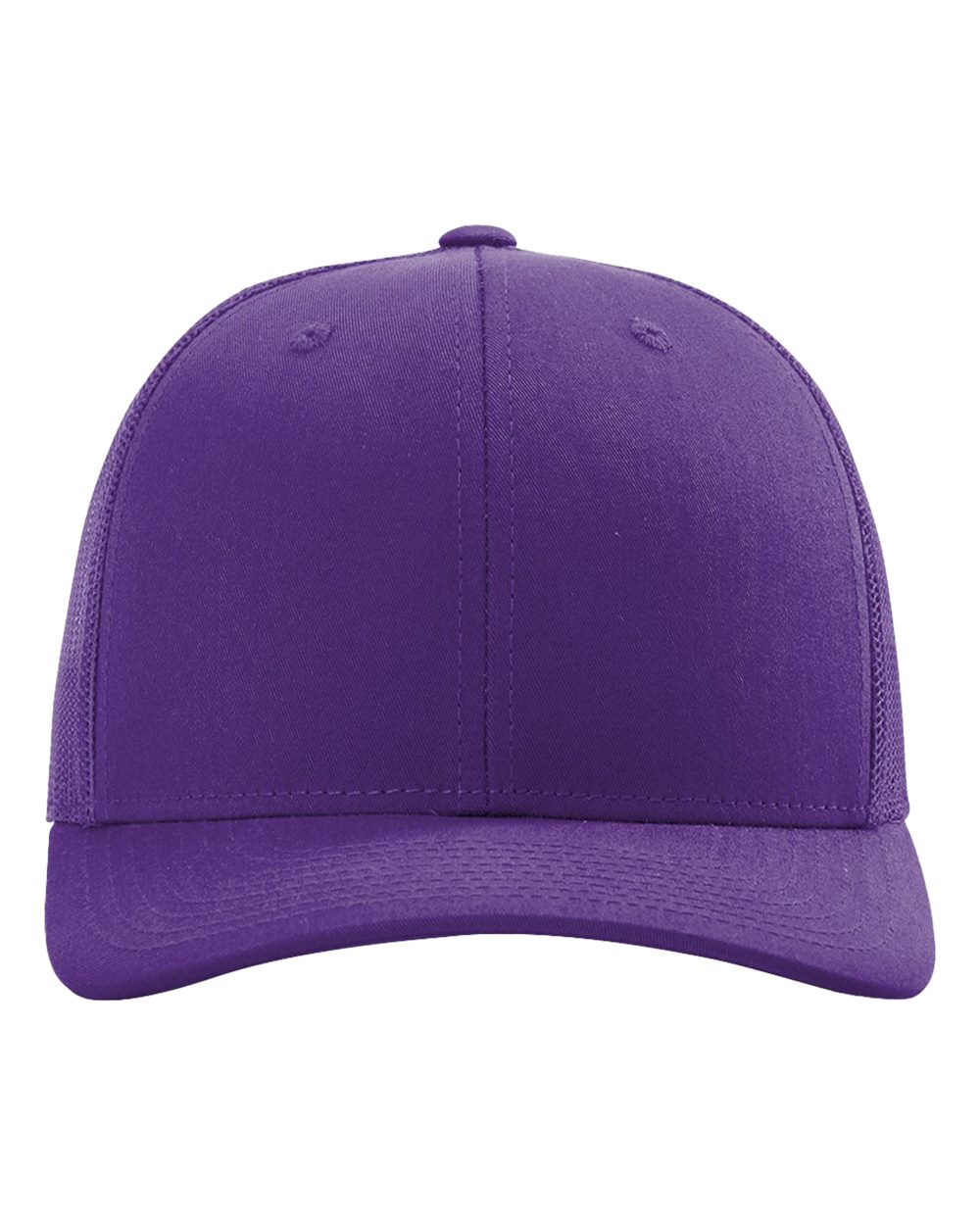 Snapback Trucker Cap - Front - B18095400 - Purple