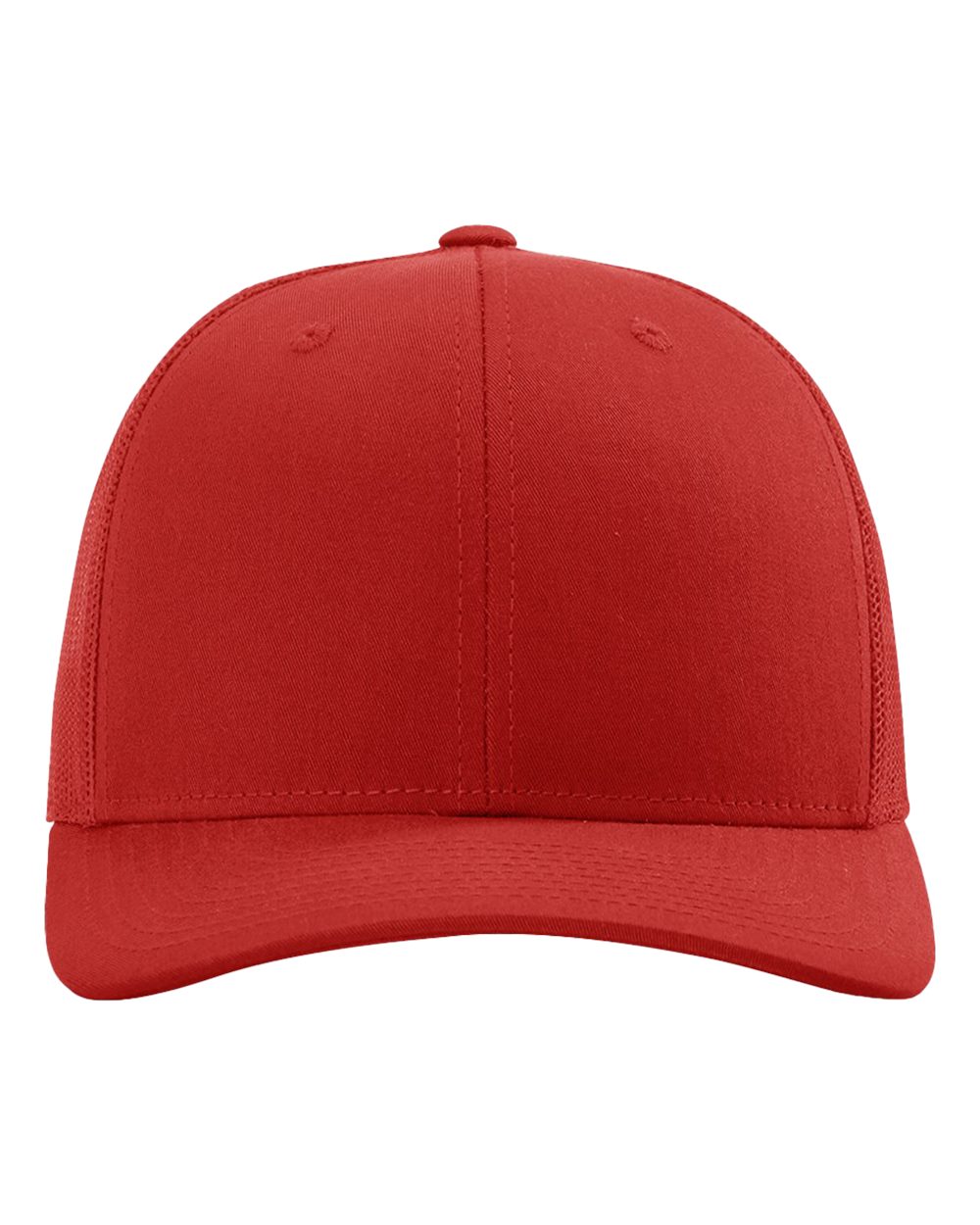 Snapback Trucker Cap - Front - B18095410 - Red