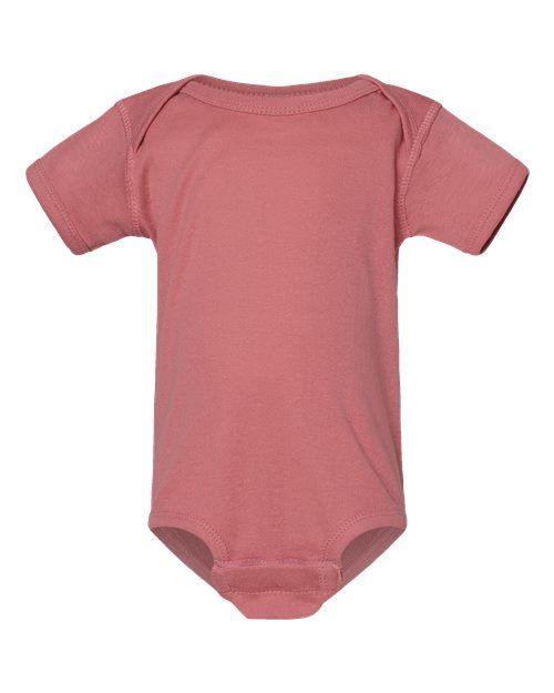 Infant Baby Rib Bodysuit - Front - B30238331 - Mauvelous