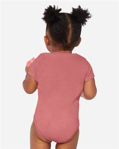 Infant Baby Rib Bodysuit - OnModelBack - B30238331 - Mauvelous
