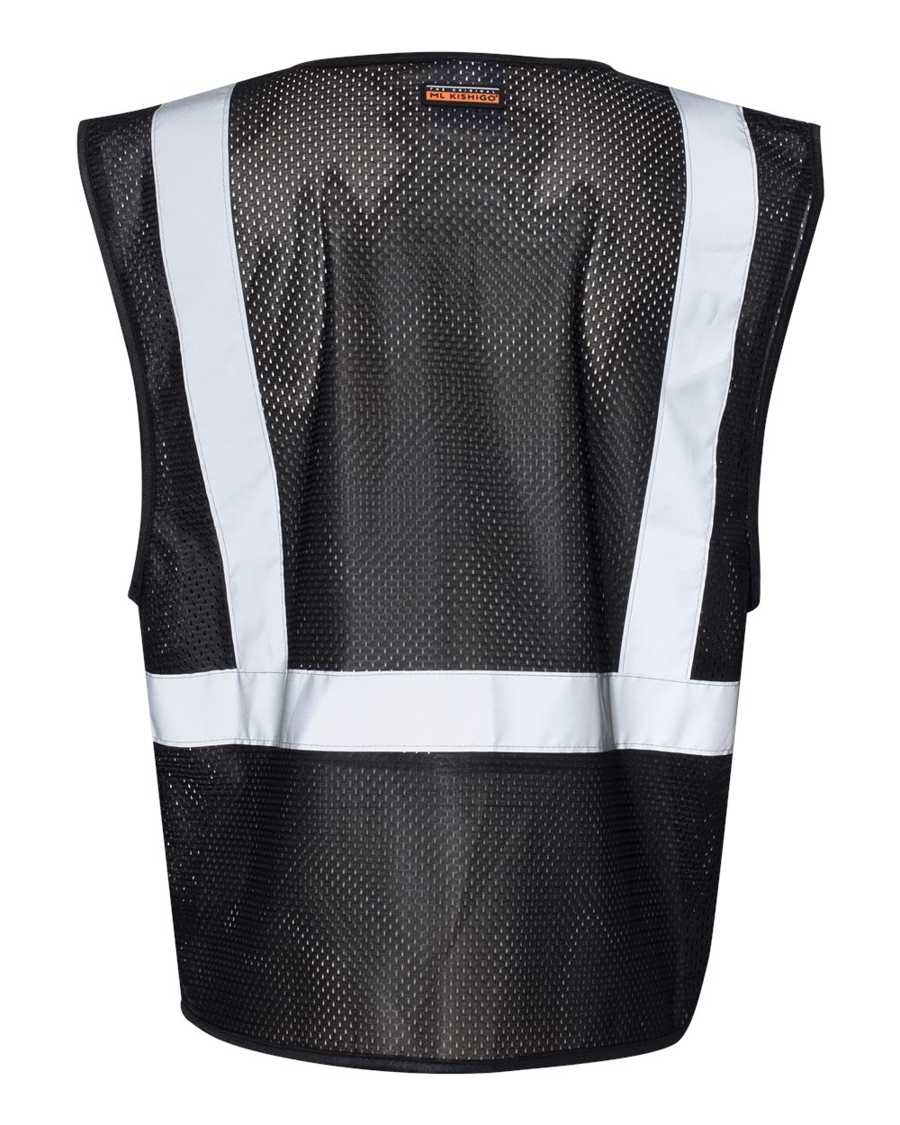 131-EV Series® Enhanced Visibility Non-ANSI Vest - Back - B68829503 - Black - B120