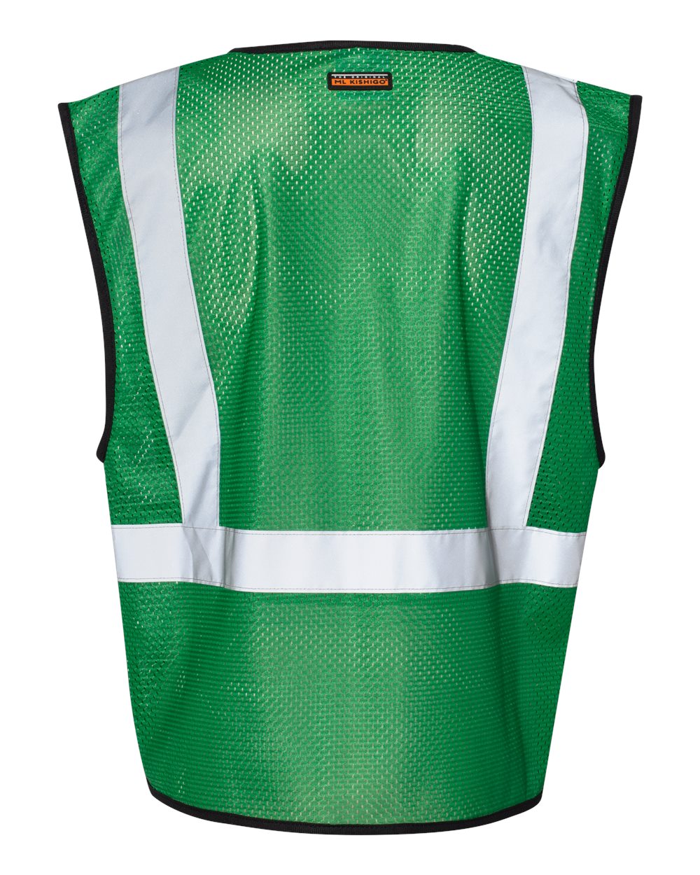 131-EV Series® Enhanced Visibility Non-ANSI Vest - Back - B68829603 - Green - B123
