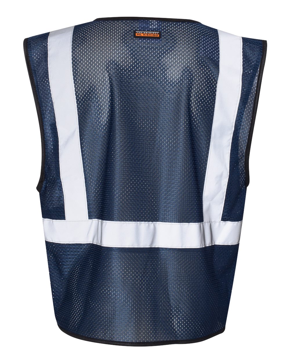 131-EV Series® Enhanced Visibility Non-ANSI Vest - Back - B68829653 - Navy Blue - B127