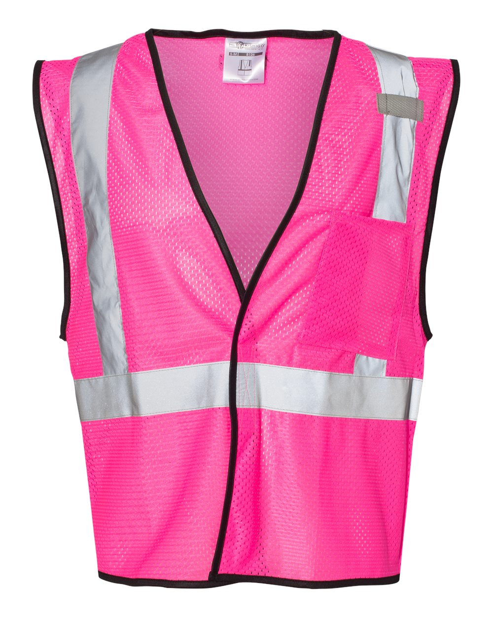 131-EV Series® Enhanced Visibility Non-ANSI Vest - Front - B68829303 - Pink - B126