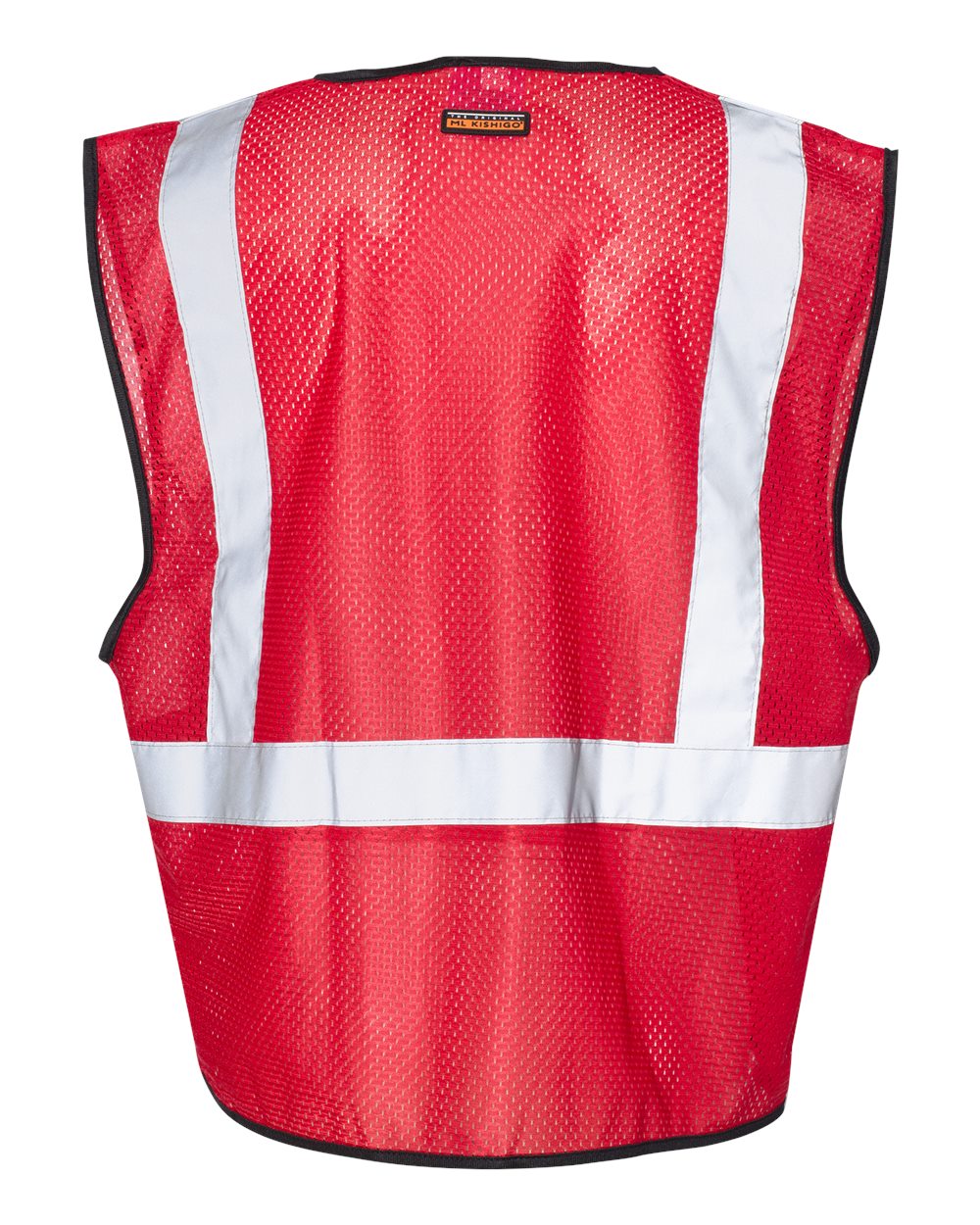 131-EV Series® Enhanced Visibility Non-ANSI Vest - Back - B68829703 - Red - B122