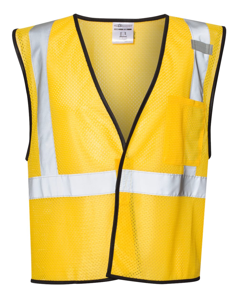 131-EV Series® Enhanced Visibility Non-ANSI Vest - Front - B68829403 - Yellow - B125