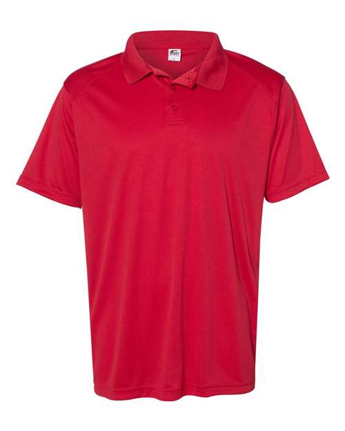 Men's Utility Polo - Front - B89885703 - Red