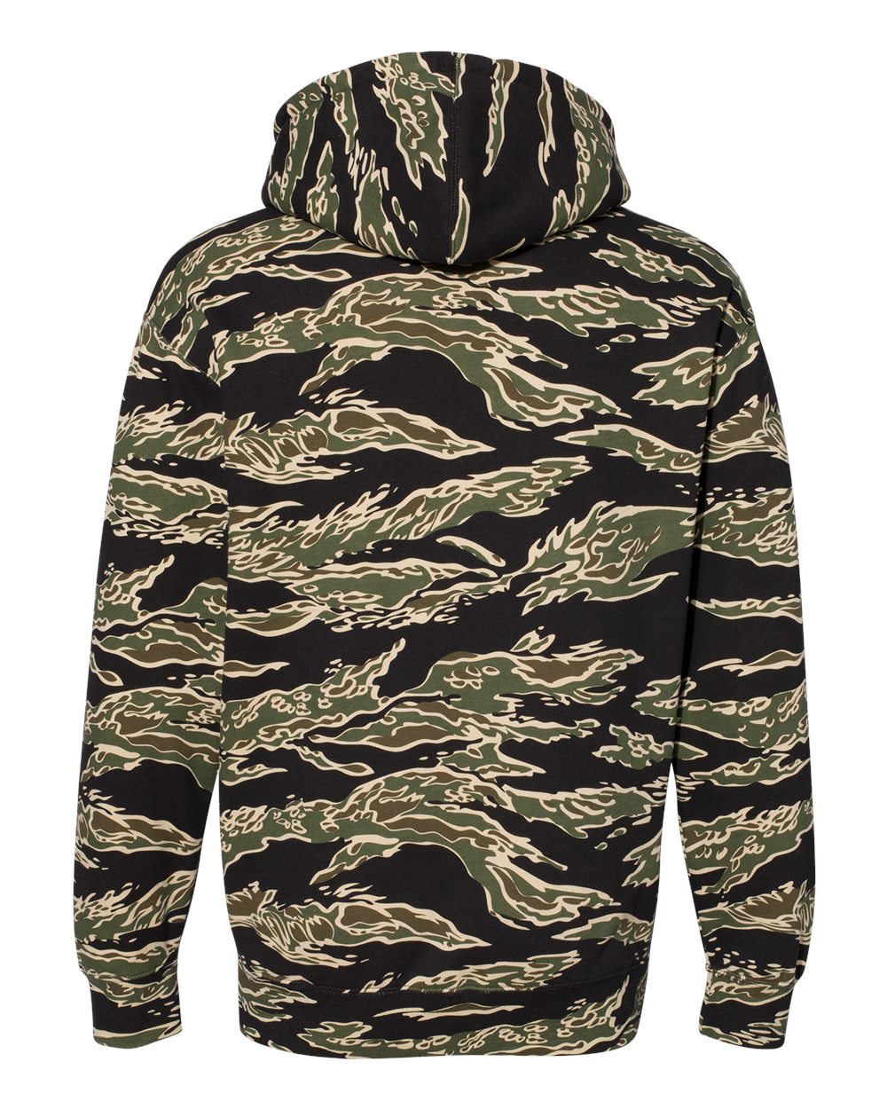 Heavyweight Hooded Sweatshirt - Back - B22276993 - Tiger Camo