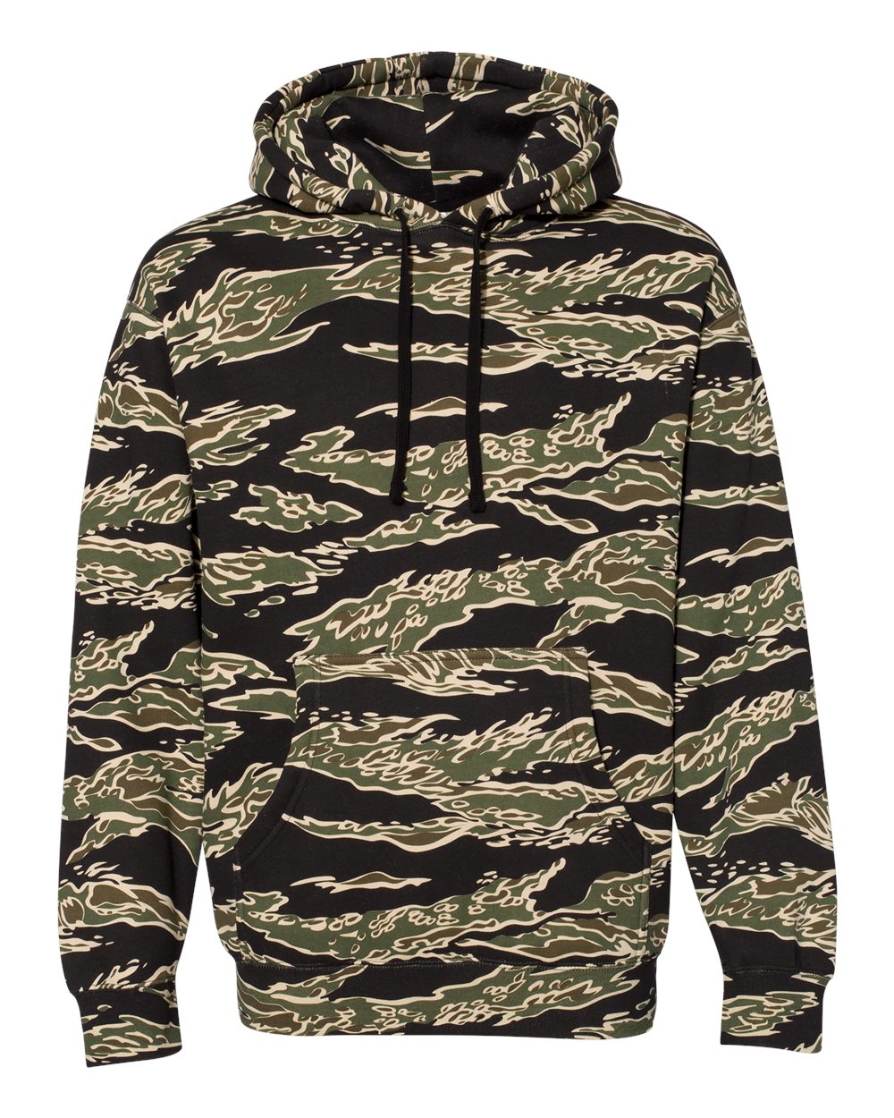 Heavyweight Hooded Sweatshirt - Front - B22276993 - Tiger Camo