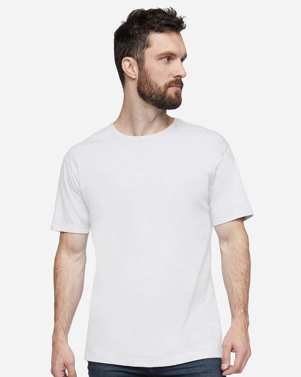 Fine Jersey Tee - OnModelFront - B00638013 - Blended White