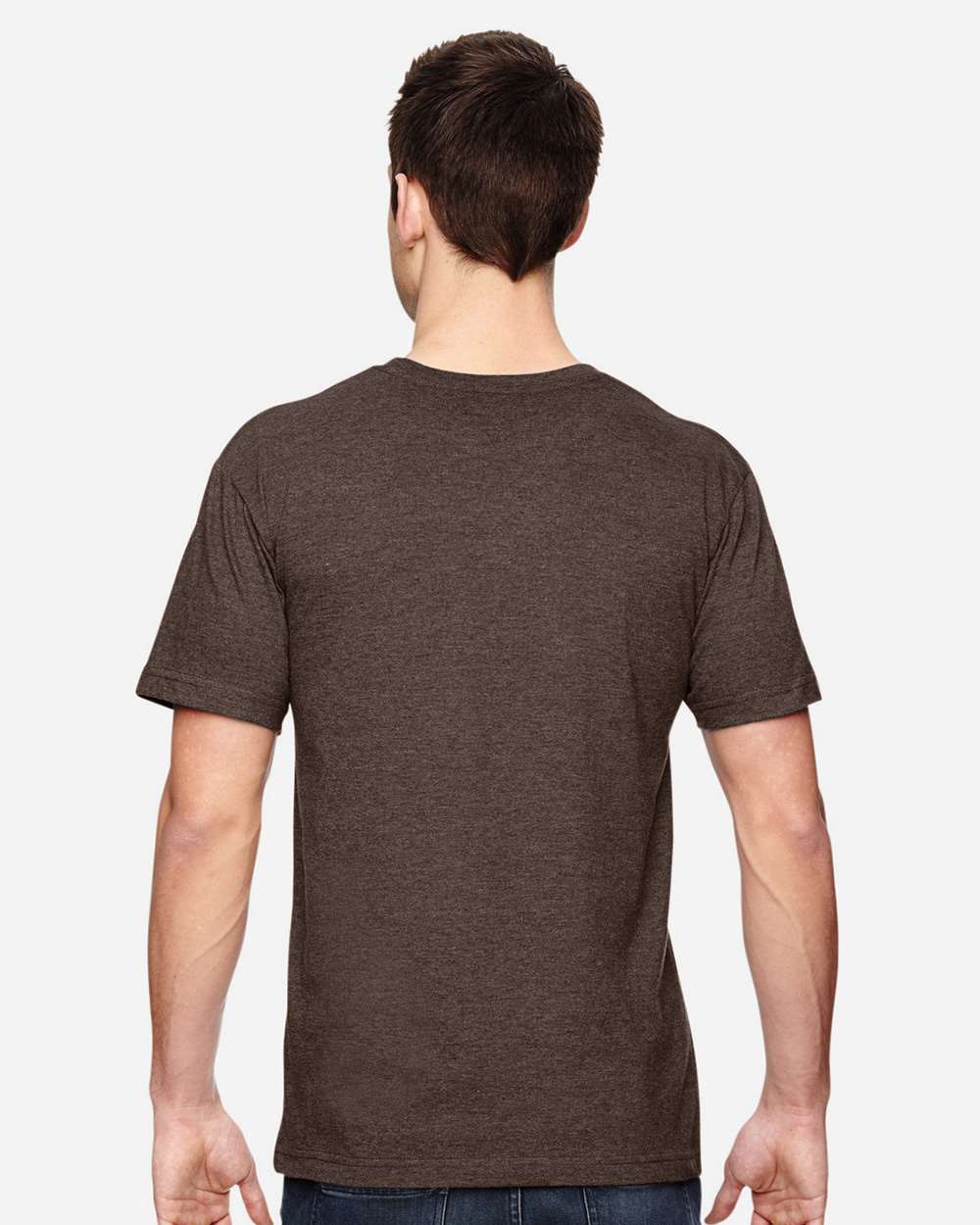 Fine Jersey Tee - OnModelBack - B00638053 - Vintage Chocolate