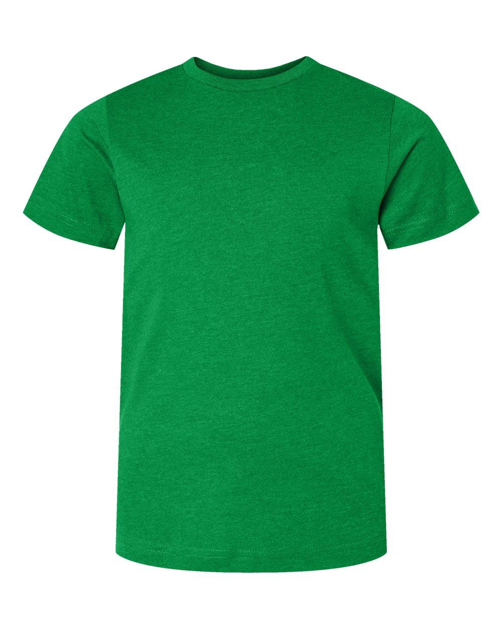 Youth Fine Jersey Tee - Front - B38038613 - Vintage Green