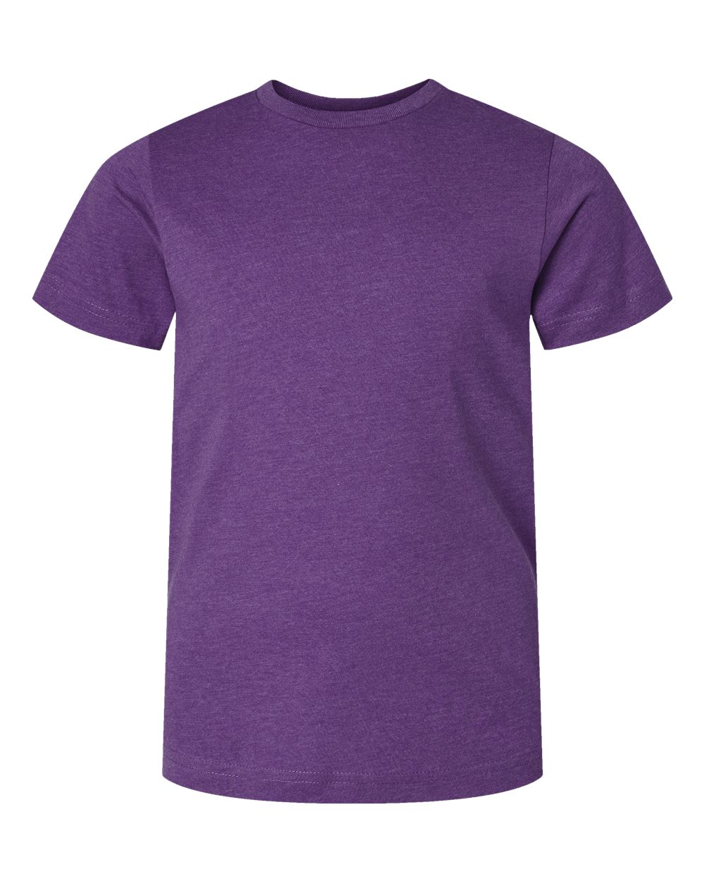 Youth Fine Jersey Tee - Front - B38038283 - Vintage Purple