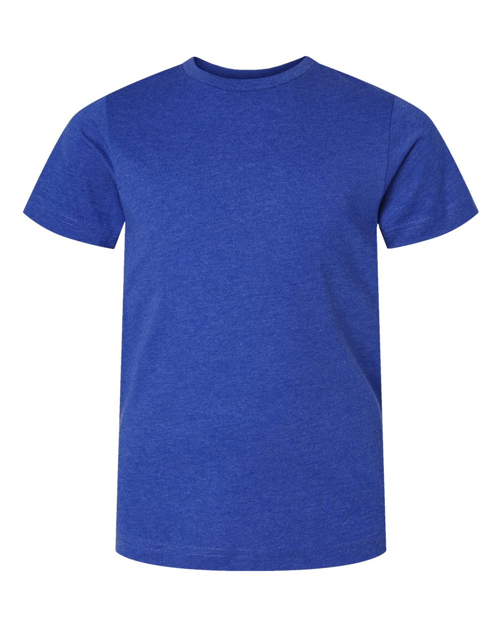 Youth Fine Jersey Tee - Front - B38038742 - Vintage Royal