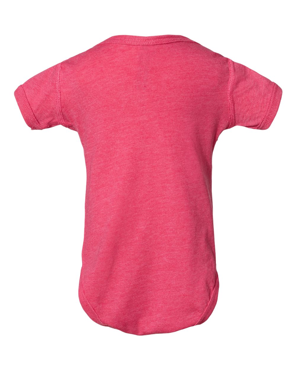 Infant Fine Jersey Bodysuit - Back - B33438361 - Vintage Hot Pink