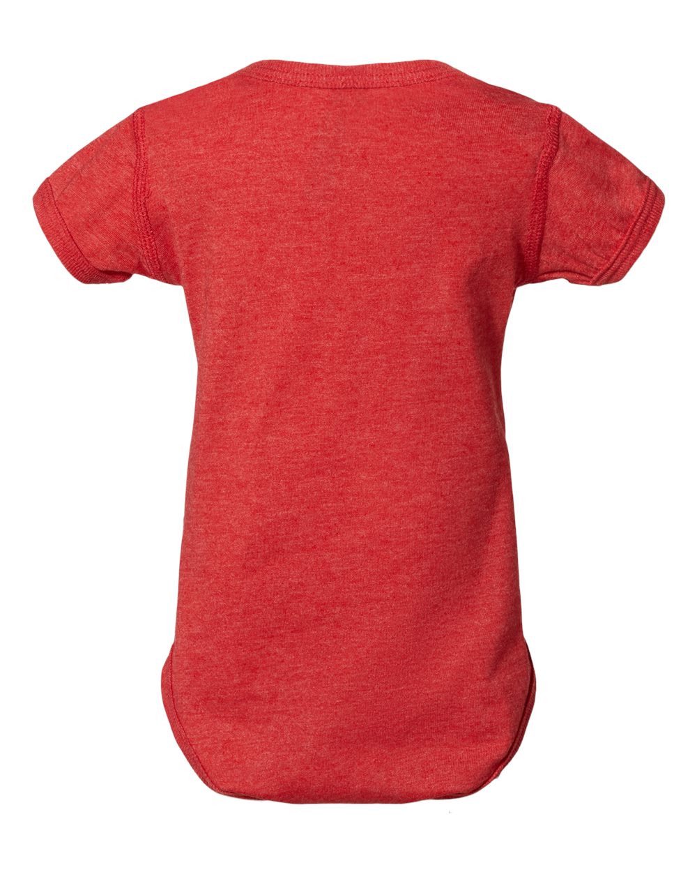 Infant Fine Jersey Bodysuit - Back - B33438711 - Vintage Red
