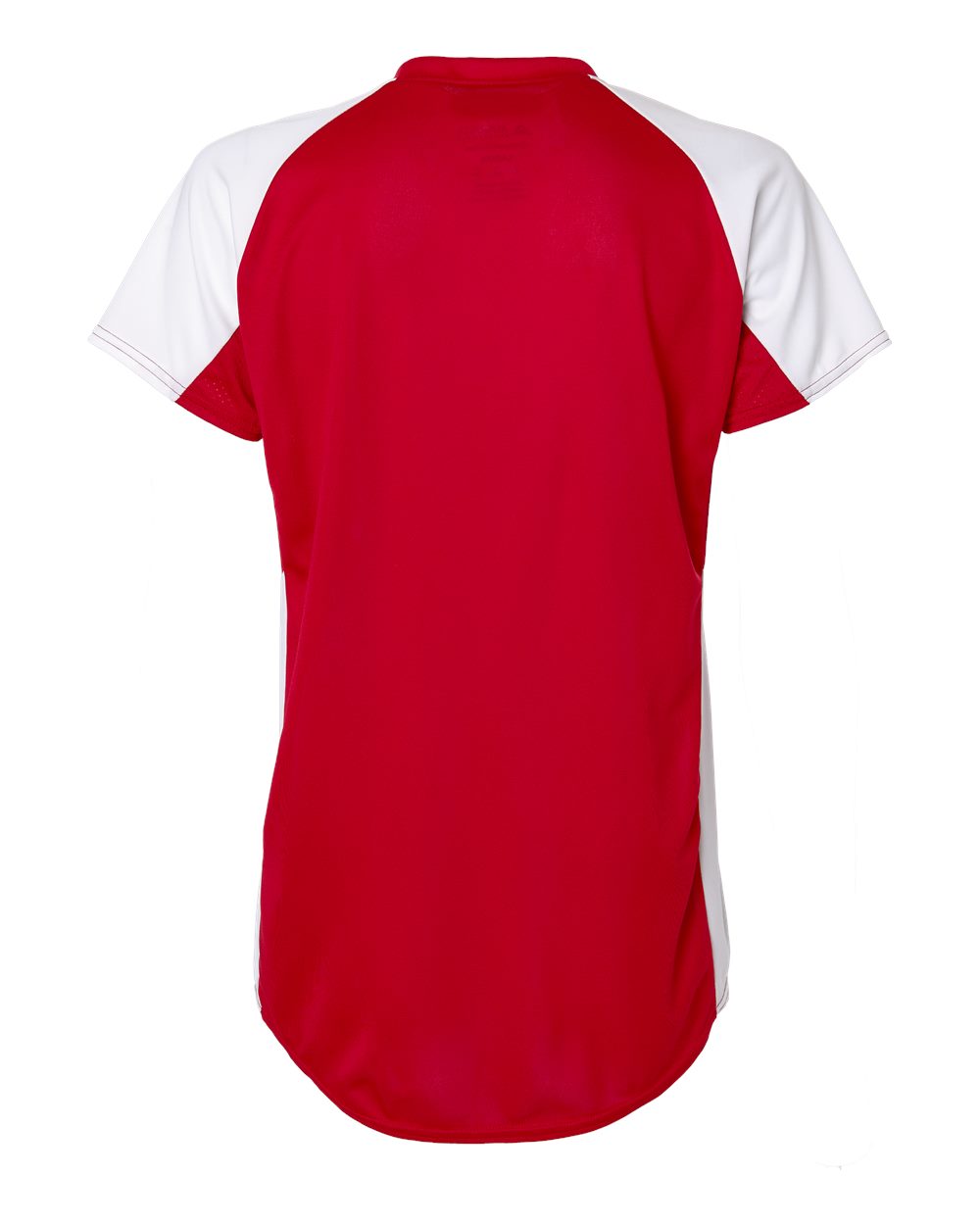 Women's Cutter Jersey - Back - B97134713 - Red/ White