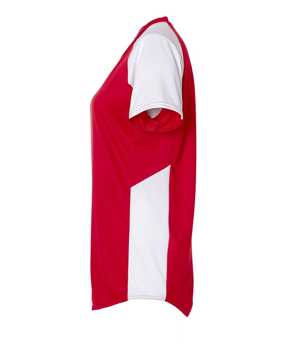 Women's Cutter Jersey - DirectSide - B97134713 - Red/ White