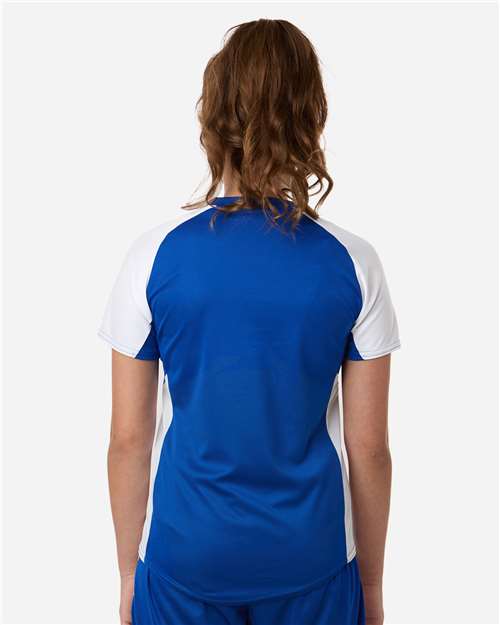 Girls' Cutter Jersey - OnModelBack - B97234103 - Royal/ White