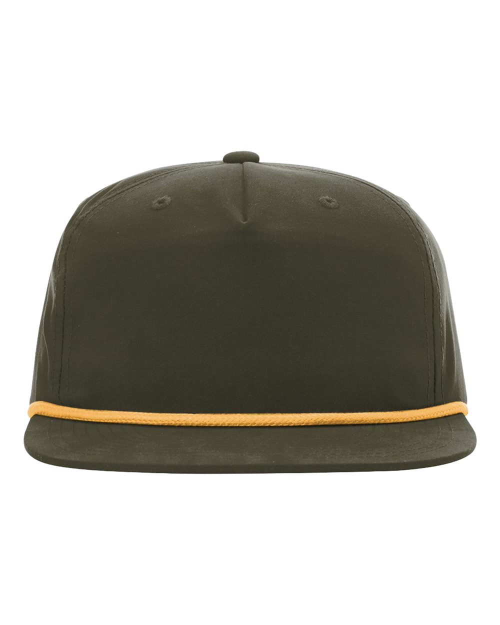 Umpqua Snapback Cap - Front - B06395540 - Loden/ Amber Gold