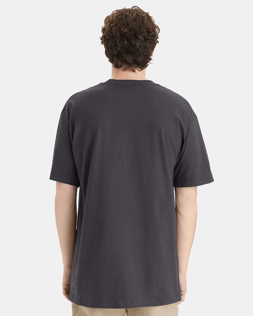 Beefy-T® Tall T-Shirt - OnModelBack - B06600085 - Smoke Grey